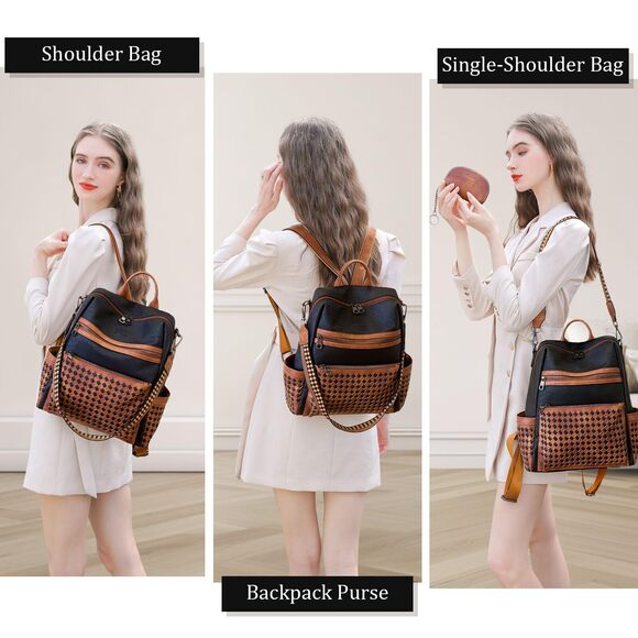 designer leather backpacks purse Full Grain Backpack Purse, Backpack, Natural Leather Fashion Backpack Gift For Her Whether you use the backpack straps or grab it by the top handle Leather Backpacks | Wallets Totes